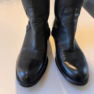 Franco Sarto Black Leather Boots